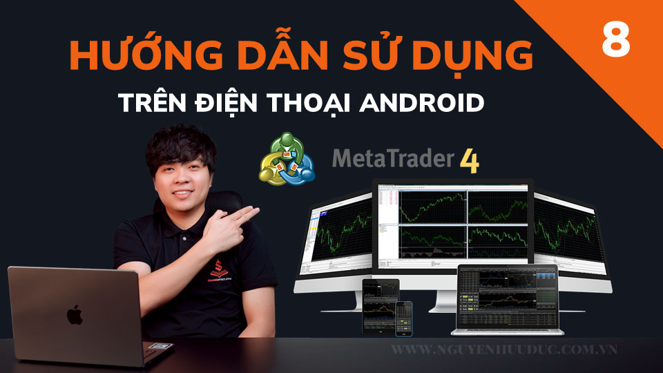 Giao diện của app MetaTrader trên thiết bị di động dễ sử dụng và thân thiện với người dùng