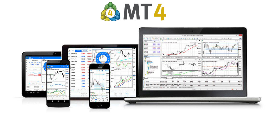 Người sử dụng phần mềm giao dịch Forex trên máy tính để bàn tập trung vào màn hình với biểu đồ tài chính