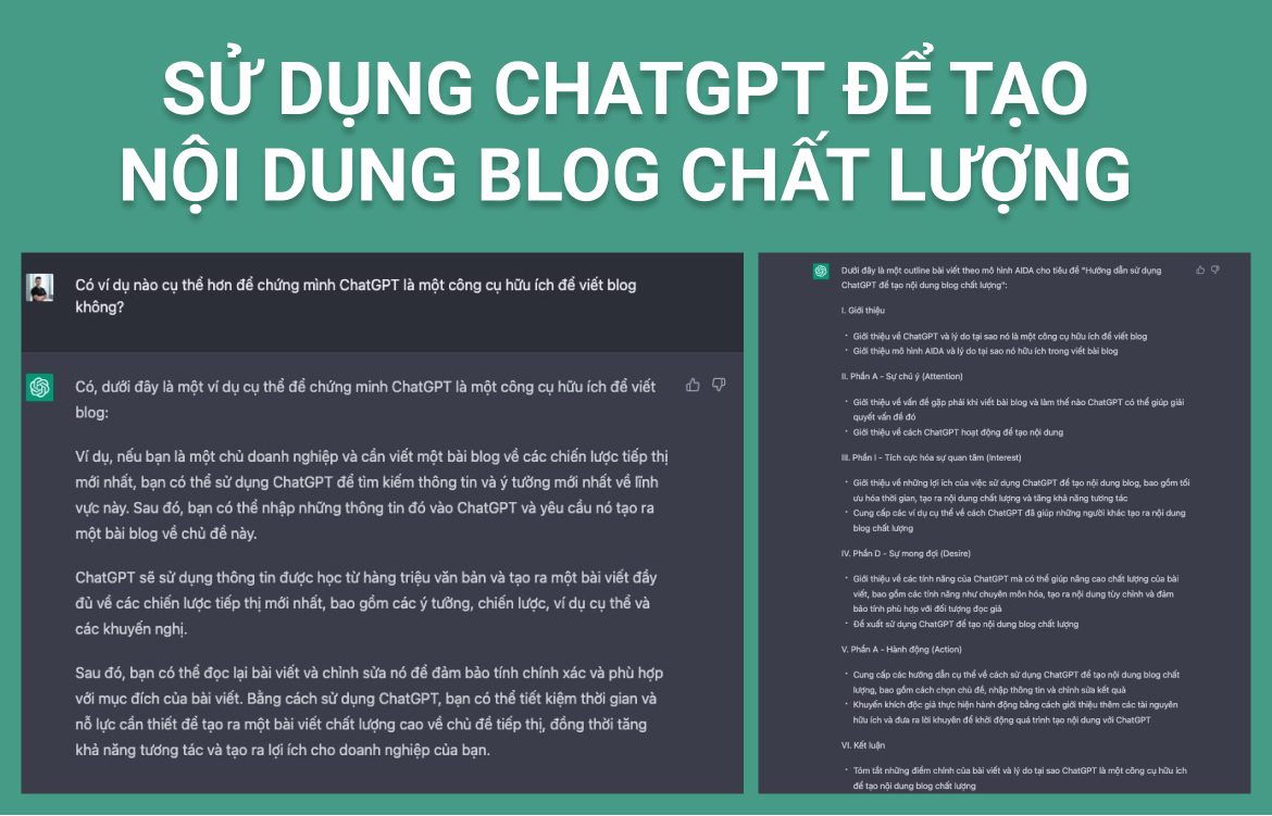 Một blogger đang tạo nội dung chất lượng cho tiếp thị liên kết